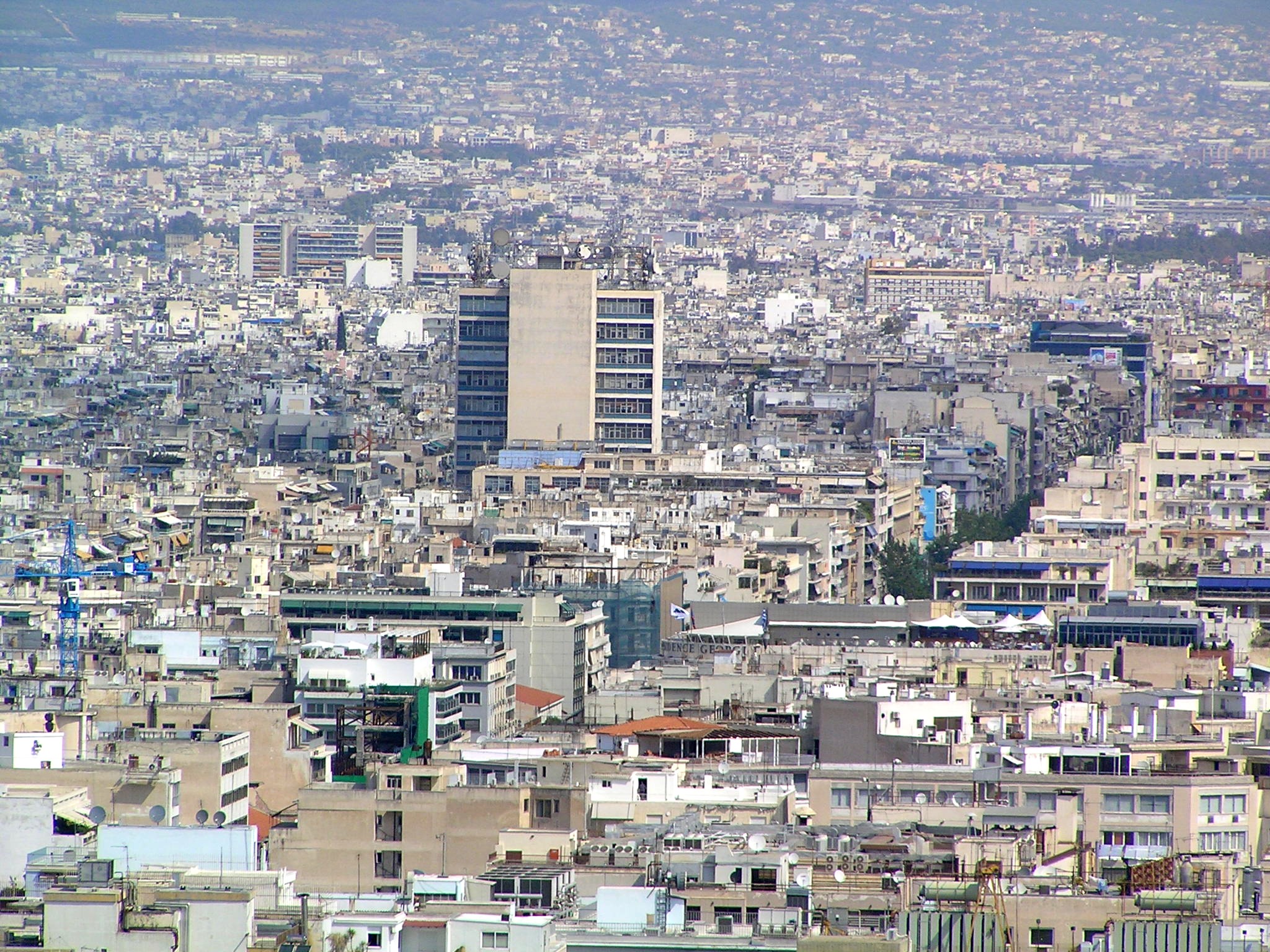 Wohnhäuser in Athen
