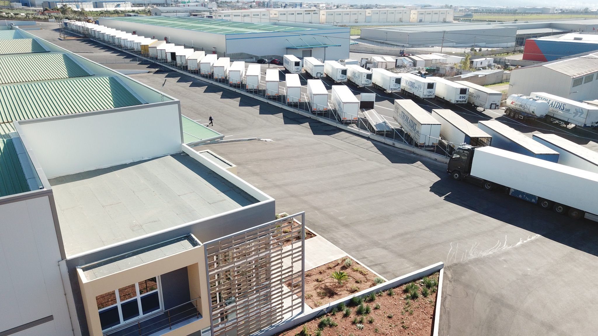 Das jetzige Logistikzentrum von Prodea in Aspropyrgos
