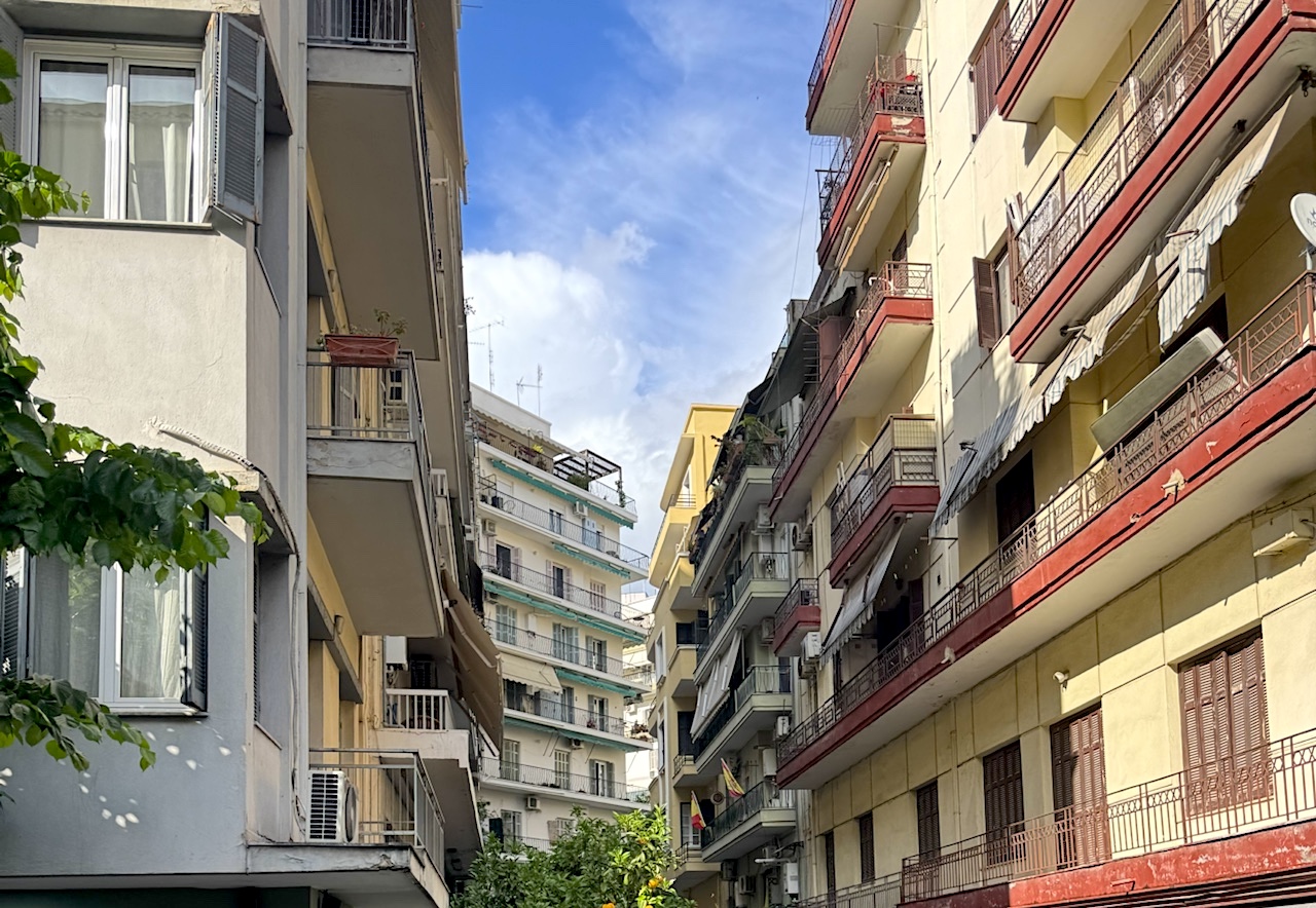 Wohnhäuser in Thessaloniki